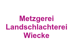 Metzgerei Landschlachterei Wiecke Logo