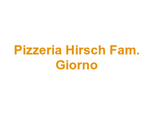 Pizzeria Hirsch Fam. Giorno Logo