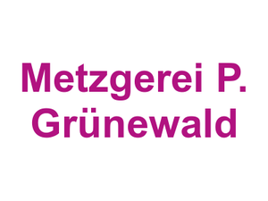 Metzgerei P. Grünewald Logo