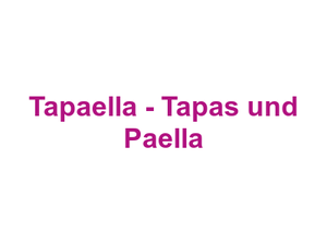 Tapaella - Tapas und Paella Logo
