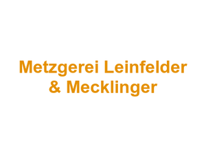 Metzgerei Leinfelder & Mecklinger Logo
