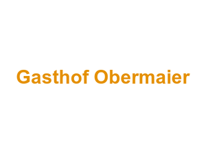 Gasthof Obermaier Logo