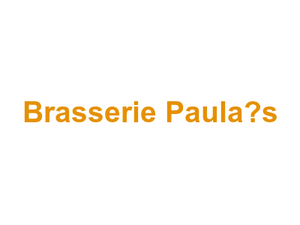 Brasserie Paula’s Logo