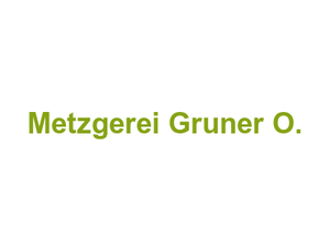 Metzgerei Gruner O. Logo