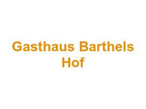 Gasthaus Barthels Hof Logo