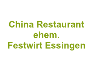 China Restaurant ehem. Festwirt Essingen Logo