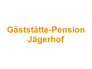 Gäststätte-Pension Jägerhof Logo