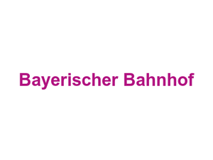Bayerischer Bahnhof Logo