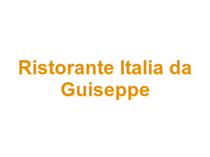 Ristorante Italia da Guiseppe Logo