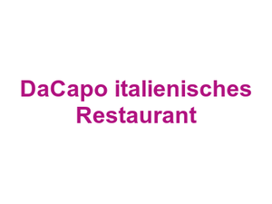 DaCapo italienisches Restaurant Logo