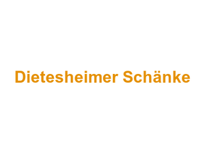 Dietesheimer Schänke Logo