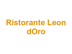 Ristorante Leon d'Oro Logo