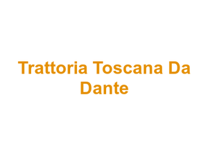 Trattoria Toscana Da Dante Logo