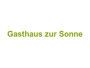 Gasthaus zur Sonne Logo