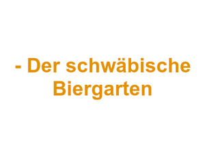 Gaststätte Rosengarten - Der schwäbische Biergarten Logo