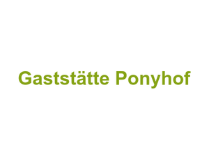 Gaststätte Ponyhof Logo