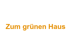 Zum grünen Haus Logo
