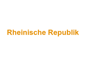 Rheinische Republik Logo