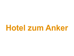 Hotel zum Anker Logo