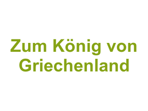 Zum König von Griechenland Logo
