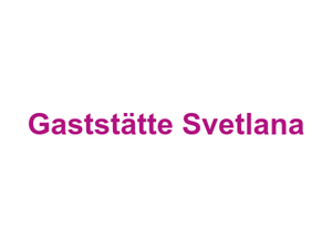 Gaststätte Svetlana Logo
