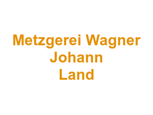 Metzgerei Wagner Johann Land Logo