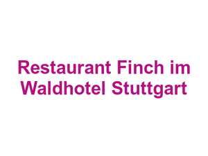 Restaurant Finch im Waldhotel Stuttgart Logo