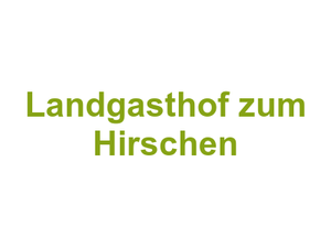 Landgasthof zum Hirschen Logo