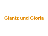 Glantz und Gloria Logo