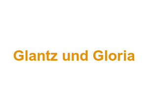 Glantz und Gloria Logo
