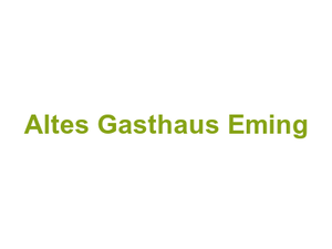 Altes Gasthaus Eming Logo