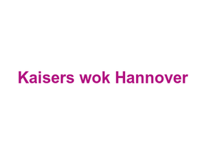 Kaisers wok Hannover Logo