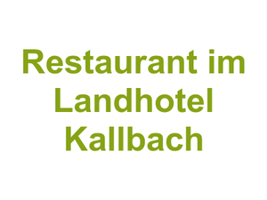 Restaurant im Landhotel Kallbach Logo