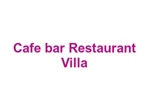 Cafe bar Restaurant Villa Logo