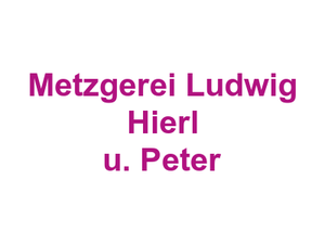 Metzgerei Ludwig Hierl u. Peter Logo