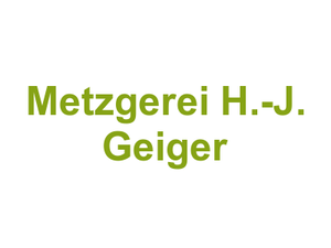 Metzgerei H.-J. Geiger Logo