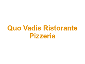 Quo Vadis Ristorante Pizzeria Logo