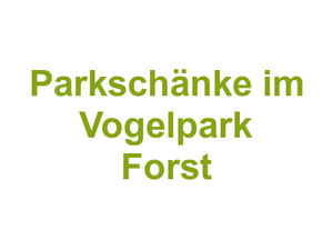 Parkschänke im Vogelpark Forst Logo