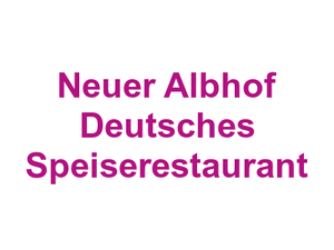 Neuer Albhof Deutsches Speiserestaurant Logo