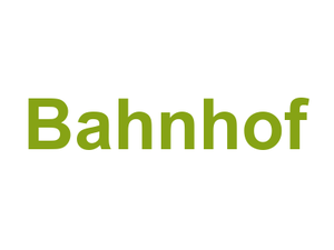 Bahnhof Logo