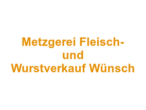 Metzgerei Fleisch- und Wurstverkauf Wünsch Logo
