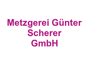 Metzgerei Günter Scherer GmbH Logo