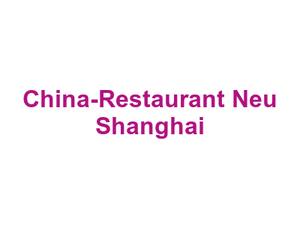 China-Restaurant Neu Shanghai Logo