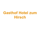 Gasthof Hotel zum Hirsch Logo
