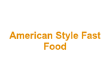 American Style Fast Food Logo
