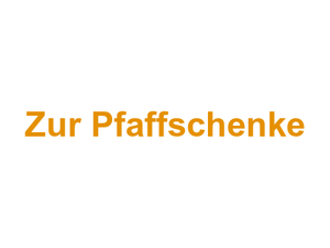 Zur Pfaffschenke Logo