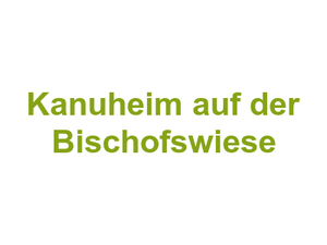 Kanuheim auf der Bischofswiese Logo