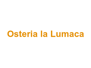 Osteria la Lumaca Logo