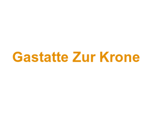 Gastatte Zur Krone Logo