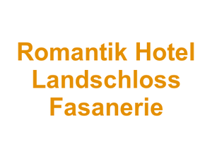 Romantik Hotel Landschloss Fasanerie Logo